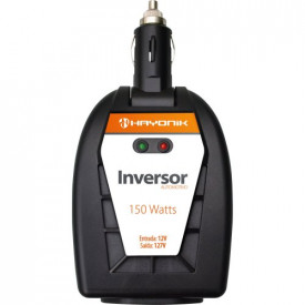 Inversor de Onda Modificada 12VDC/127V USB 150W - HAYONIK