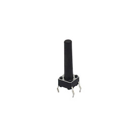 Chave Táctil com 4 Terminais 6x6x19mm 180º - KFC-A06