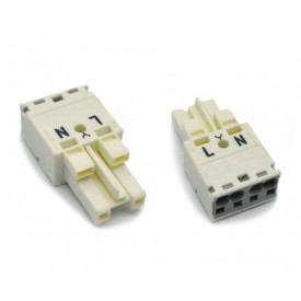 Conector Winsta Fêmea 2 Pólos - 770-222 - Wago