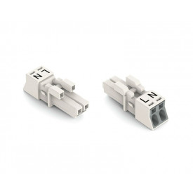 Conector Winsta Fêmea 2 Pólos - 890-222 - Wago