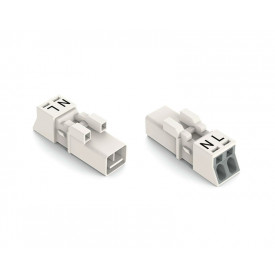 Conector Winsta Macho 2 Pólos - 890-232 - Wago