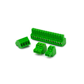 Conector Verde Multipolar AK1550 Fêmea - Passo 3,5mm - 2 a 14 Vias - Phoenix Mecano