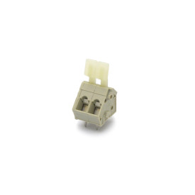 Conector Cinza Multipolar Fixo AK3001.02FD de 2 Vias - Passo 5,0mm - Phoenix Mecano