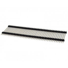 Barra de Pinos Simples com Duplo Espaçador 1x40 Macho - BMED040-1E