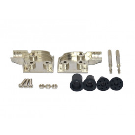 Capa Metálica Kit Longo 90º Graus para Conector DB9 DS1047-01-9M2-90