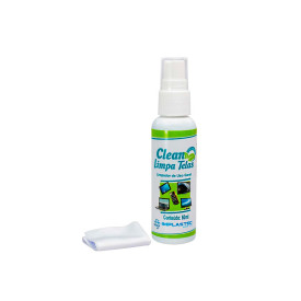 Clean Limpa Telas 60ml com Flanela Antirrisco - Implastec
