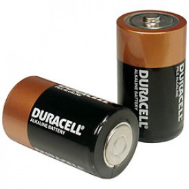 Cartela de Pilha Grade D Duracell com 2 unidades