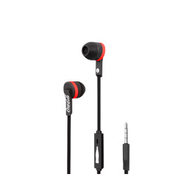 Fone de ouvido - Easy Earphone Coca-Cola -  com Microfone - Preto