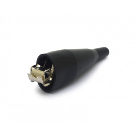 Garra Jacaré para Bateria com Isolação Preto - GBI-25 - Fusi-Bras