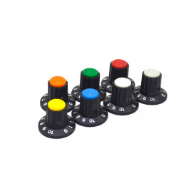 Knob Numerado com Parafuso (0-10) - Diversas Cores - AD-1426