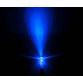 Led 5mm Azul Transparente Alto Brilho L-513UB - Paralight