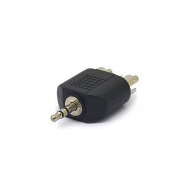 Adaptador Plug  Estéreo para Plug RCA Duplo - JD-W8015 - Jinda