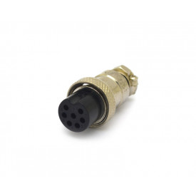 Conector Mike 7 Vias Fêmea JL33053 - Jiali