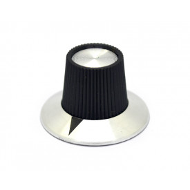 Knob Seta Preto - KN-135B