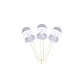 Led 10mm Transparente Alto Brilho L-833UC - Paralight