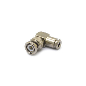 Conector BNC 50 OHMS Macho Angular Prensa Cabo 0.4/2.5 - LM-22 - Gav 02 - KLC