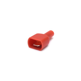 Terminal Macho Totalmente Isolado em Nylon 22-16 AWG 0,25 à 1mm² Vermelho MA2216-2 - Eletro Service
