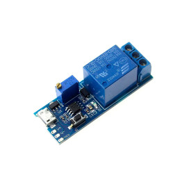 Relé Temporizador Trigger Micro USB 5V