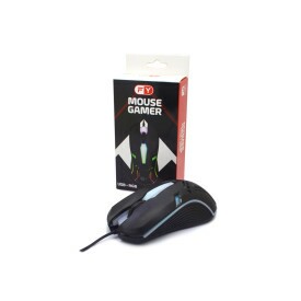 Mouse Gamer com Fio USB S1 FY, Iluminação RGB