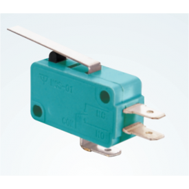 Chave Micro Switch com Alavanca de 27mm SPDT ON-(ON) 16A 125/250VAC - MSW-02A - Jietong