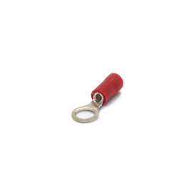 Terminal Olhal Isolado 22-16 AWG M5-3/16'' 0,25 à 1mm² Vermelho - OL2110 - Eletro Service