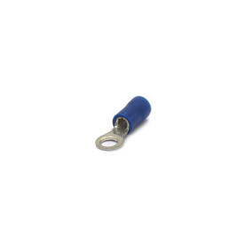 Terminal Olhal Isolado 16-14 AWG M4-5/32'' 1.1 á 2.5mm² Azul - OL2308 - Eletro Service