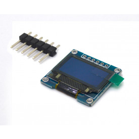 Display OLED 128X64 0.96 Polegadas SPI0 Azul e Amarelo Compatível com Arduino - GC-87