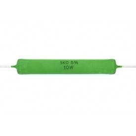 Resistor de Fio 10 Watts AC10 5% de tolerância - 0.22 Ω à 27K Ω