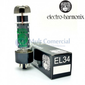 Válvula EL34EH 6CA7 Pentodo de Potência - Electro-Harmonix