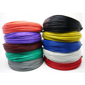 Cabo Flexível Seção de 0.20mm Quadrados - 24AWG - Diversas Cores - Rolo com 200 metros