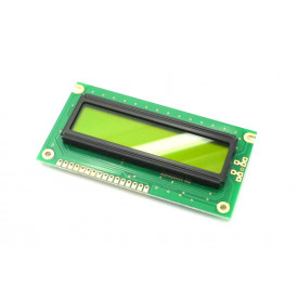 Display LCD 16x02 Verde sem Luz de Fundo (Back Light) WH-1602A-NYG-JT - Winstar