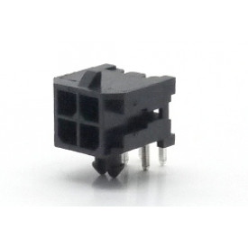 Conector  Macho JS-3027 90º Micro fit passo 3.00mm 