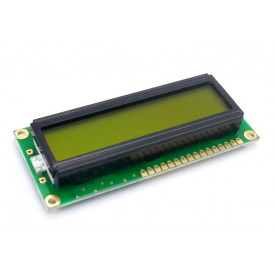 Display LCD 16x01 Verde com Luz de Fundo (Back Light) WH-1601A-YYH-JTK - Winstar