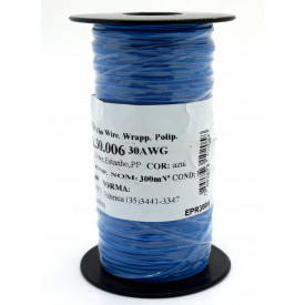 Fio Wire Wrap 30AWG  0.05mm  Azul WPR.A.30.006 Rolo com 300 Metros - Almak