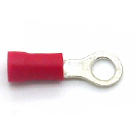 Terminal Olhal Isolado 22-16 AWG M4-5/32'' 0.25 á 1mm Vermelho - OL2108 - Eletro Service