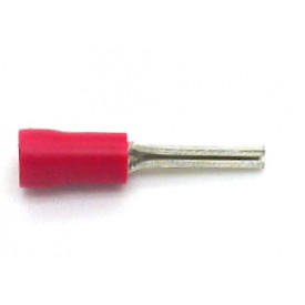 Terminal Tipo Pino Longo Isolado 22-16 AWG 0.25 á 1mm Vermelho - PB2253 - Eletro Service