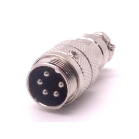 Conector Mike 5 Vias Macho JL33055 - Jiali