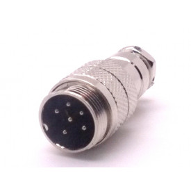 Conector Mike 6 Vias Macho JL33055 - Jiali