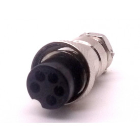 Conector Mike 5 Vias Fêmea JL33053 - Jiali