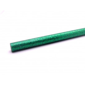 Cola Quente Glitter/Purpurina Verde 11mm - Unitário 