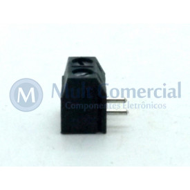 Conector  Multipolar AKZ500-02DS Macho Horizontal de 2 vias - Passo 5.08mm - Phoenix Mecano