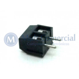 Conector Multipolar AKZ500-02DS Macho Vertical de 2 vias - Passo 5.08mm - Phoenix Mecano