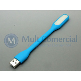 Lâmpada Led USB Portátil - Azul