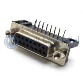 Conector DB15 Fêmea PCI 90° - Idall
