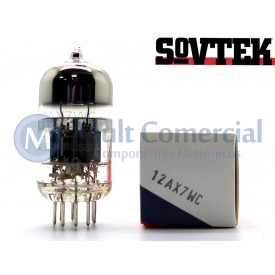 Válvula Duplo Triodo 12AX7WC ECC83 7025 Sovtek