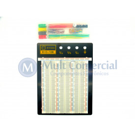 Protoboard 2390 pontos com kit de Jumpers EIC-106 165-41-1060 - E.I.C.