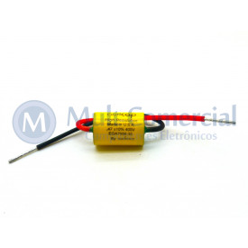 Capacitor de Polipropileno Metalizado 470KPF/400V Axial - Auricap