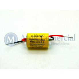 Capacitor de Polipropileno Metalizado 220KPF/600V Axial - Auricap