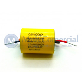 Capacitor de Polipropileno Metalizado 1uF/600V ( Axial - Auricap)