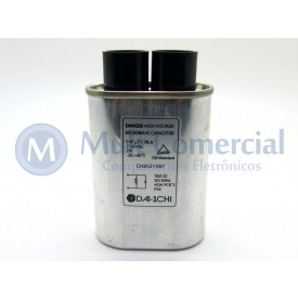 Capacitor para Microondas 0.87uF/2100VAC 50/60Hz -20/+85ºC Alta Tensão